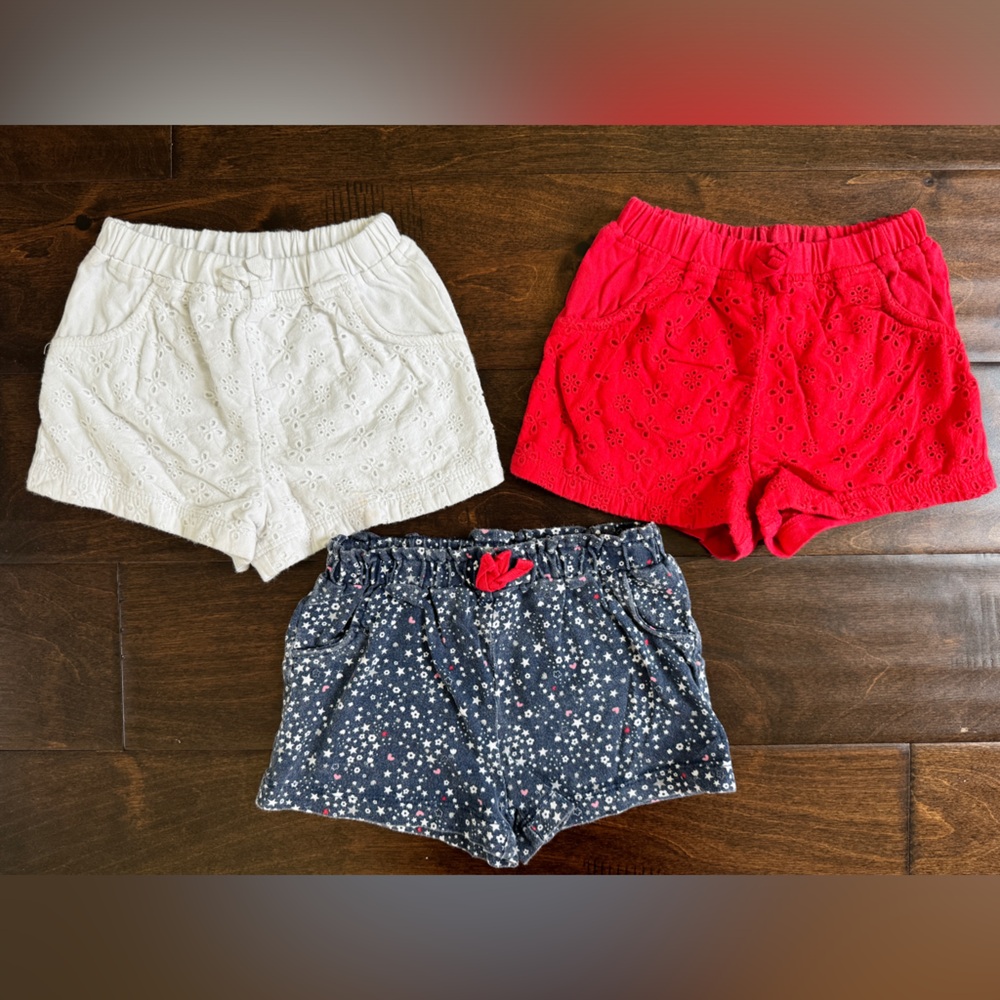 FIRST IMPRESSIONS | Toddler Summer Shorts - Set of 3